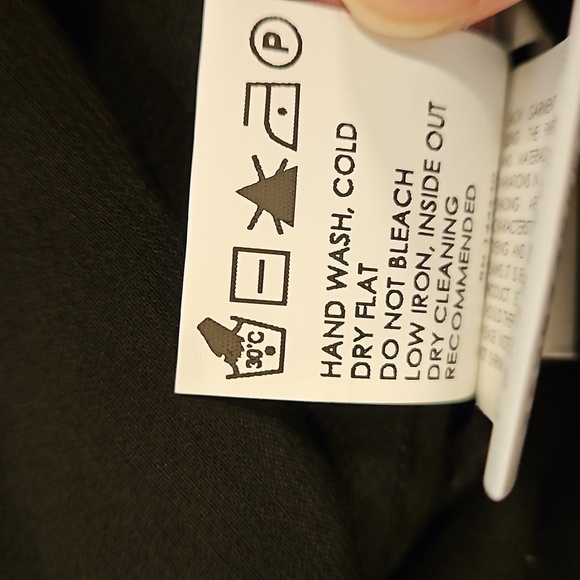 💕ENZA COSTA💕 Bias Slip Dress ~ Black Satin Midi Length Size 3 = Large NWOT - Picture 15 of 16